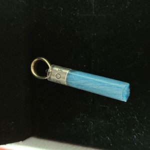 New Pandora blue tassel charm